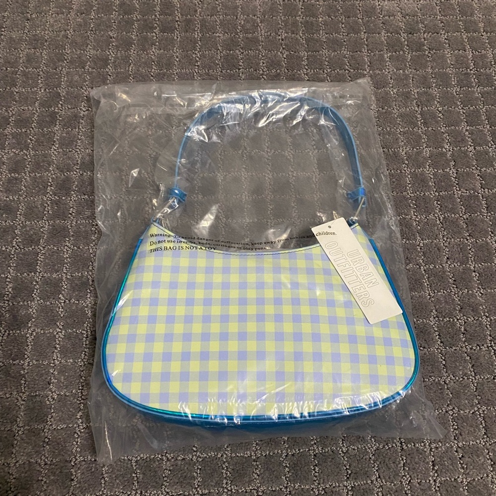 Urban Outfitters Beth Baguette Bag NWT - Blue - Picture 4 of 8